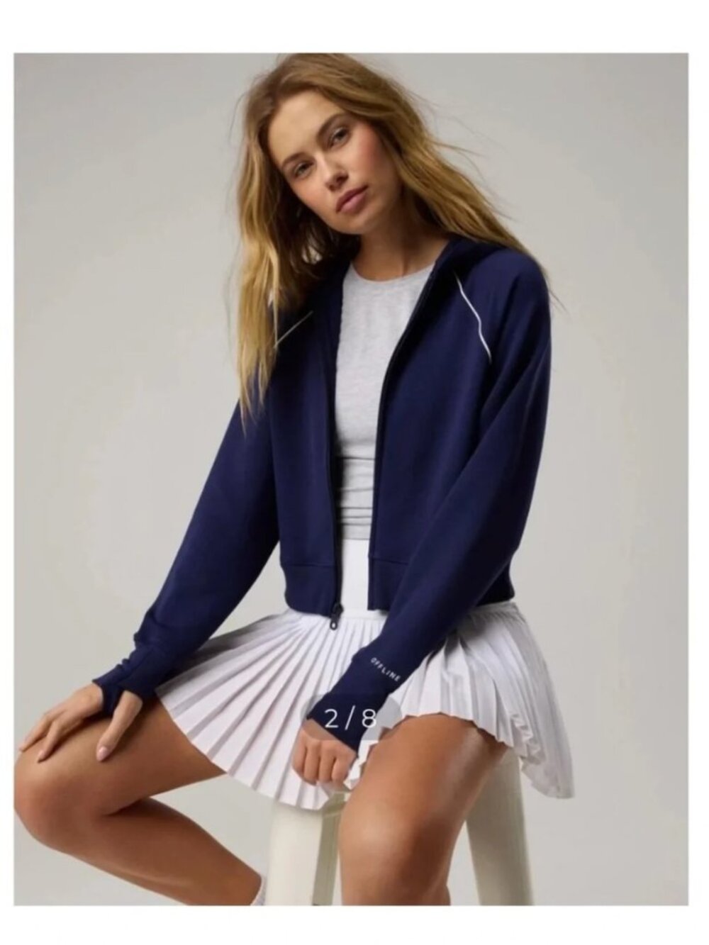 OFFLINE By Aerie ChillUp Full Zip Sweatshirt